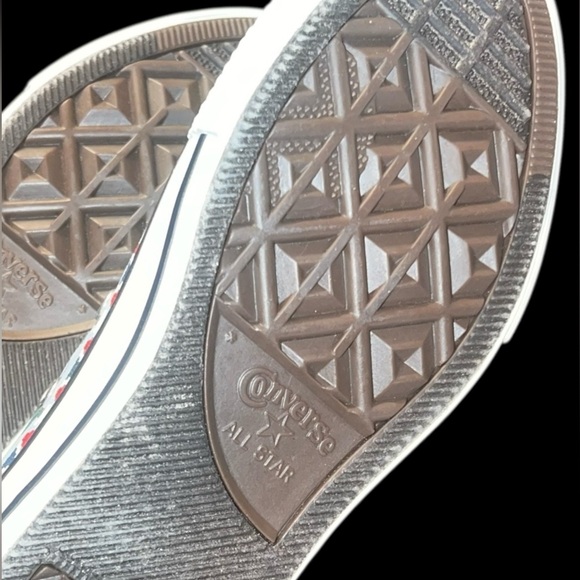 Converse Chuck Taylor 70  Holiday Sweater - Ash Stone Hightop Sneakers Junior 3 - Picture 5 of 6